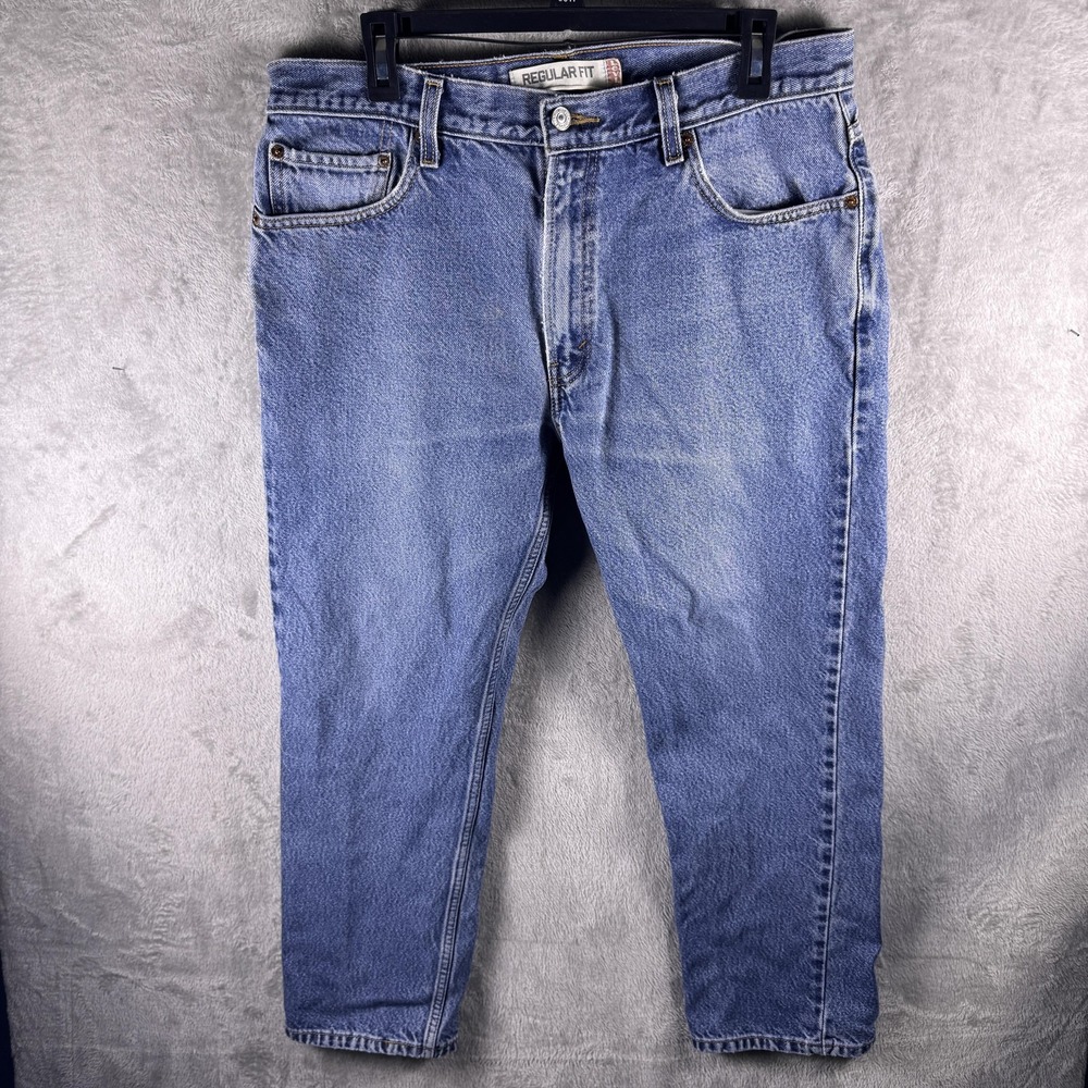 Vintage Levis 505 Mens 36x30 B Straight Denim Pants Medium Wash 2007 Y2K
